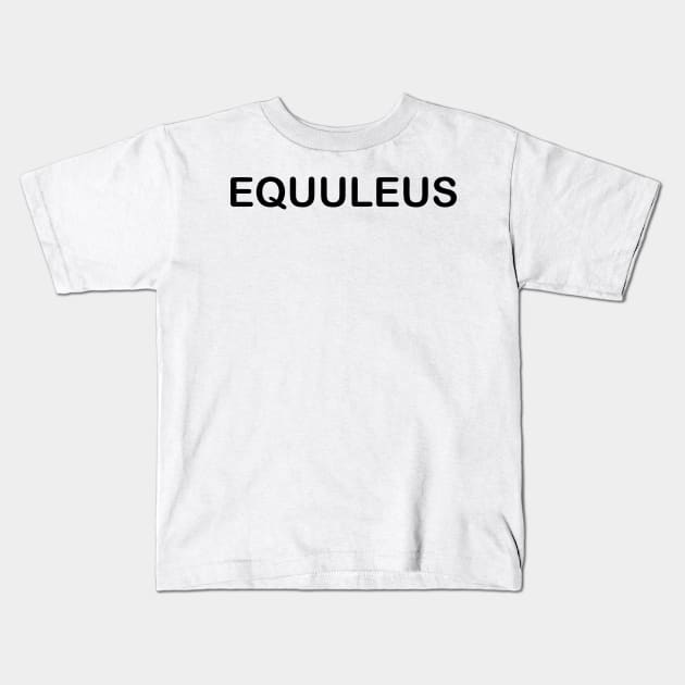 EQUULEUS Kids T-Shirt by mabelas